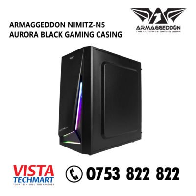 ARMAGGEDDON NIMITZ-N5 AURORA BLACK GAMING CASING