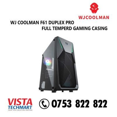 WJ COOLMAN F61 DUPLEX PRO FULL TEMPERD GAMING CASING